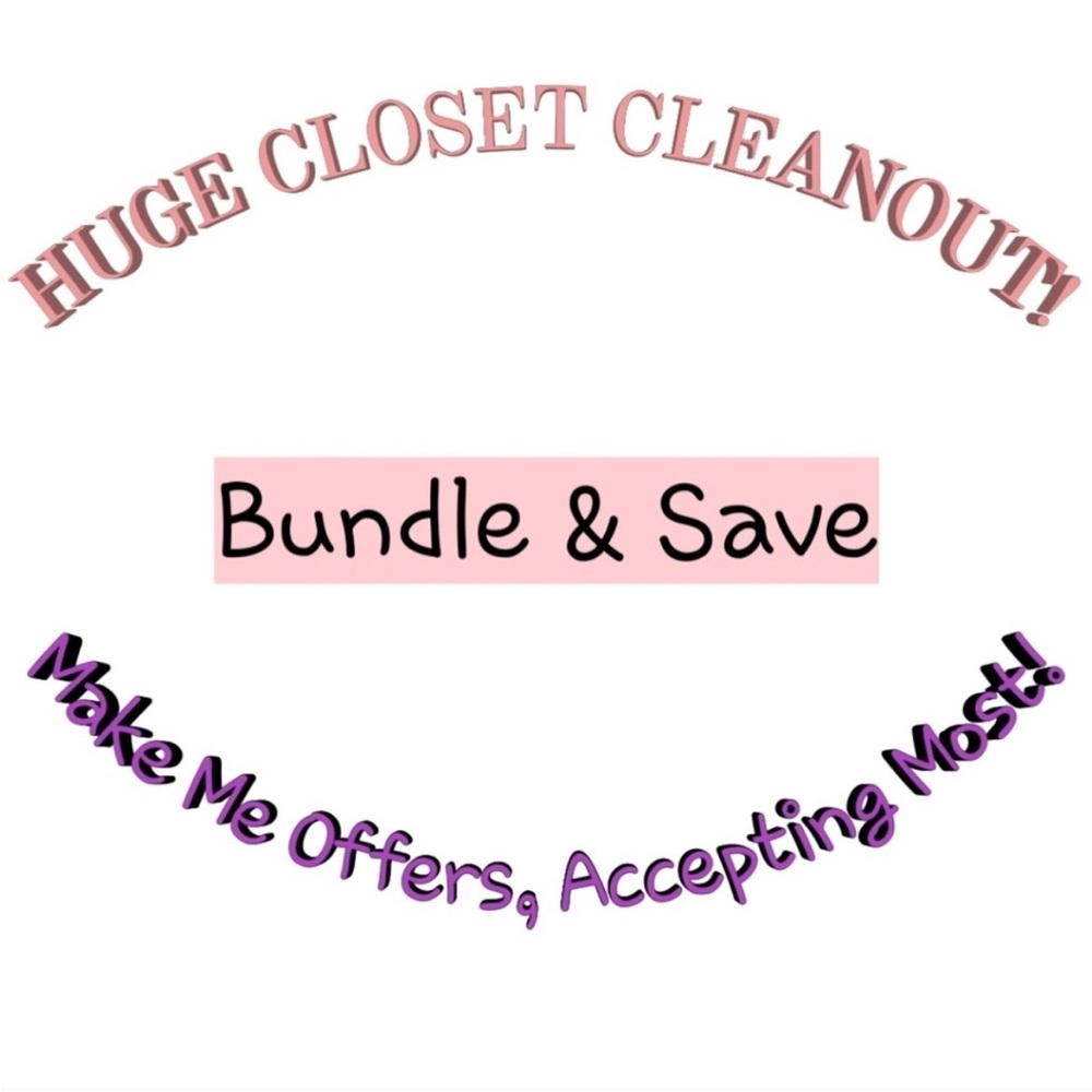 Wanting to clean out my closet, will be accepting most offers